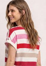 Load image into Gallery viewer, Street One Salsa Red Printed T-Shirt 325098
