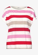 Load image into Gallery viewer, Street One Salsa Red Printed T-Shirt 325098
