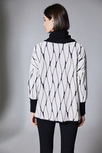 Load image into Gallery viewer, Peruzzi Cowl Jacquard Top  W25412

