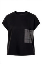 Load image into Gallery viewer, Peruzzi Grid Pocket Top W26139
