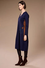 Load image into Gallery viewer, Peruzzi  Navy Dress W26169
