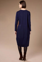 Load image into Gallery viewer, Peruzzi  Navy Dress W26169
