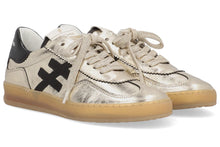 Load image into Gallery viewer, Another Trend Gold Leather Trainer A0325843
