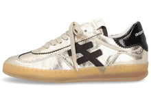 Load image into Gallery viewer, Another Trend Gold Leather Trainer A0325843
