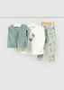 Mayoral Girls 3-Piece Set with Vest 2784