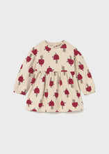 Load image into Gallery viewer, Mayoral Baby Girl&#39;s Print Fleece Dress 2916 / Red
