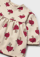Load image into Gallery viewer, Mayoral Baby Girl&#39;s Print Fleece Dress 2916 / Red
