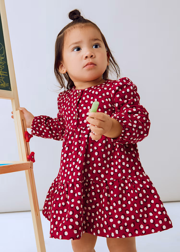 Mayoral Baby Girl's Print Dress 2915 / Red