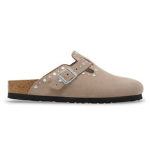 Load image into Gallery viewer, Birkenstock Boston Rivet Taupe Clogs
