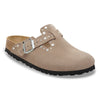 Birkenstock Boston Rivet Taupe Clogs