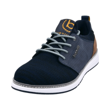 Load image into Gallery viewer, Bugatti Mens Navy Trainers 321A3C616900
