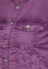 Load image into Gallery viewer, Cecil Purple Denim Jacket 212206
