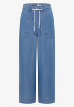 Load image into Gallery viewer, Cecil Blue High Waist Trousers
