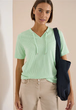 Load image into Gallery viewer, Cecil V-Neck striped T-Shirt 325295
