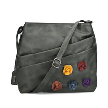 Load image into Gallery viewer, Rieker Green Floral Design Shoulder Bag H1017-54
