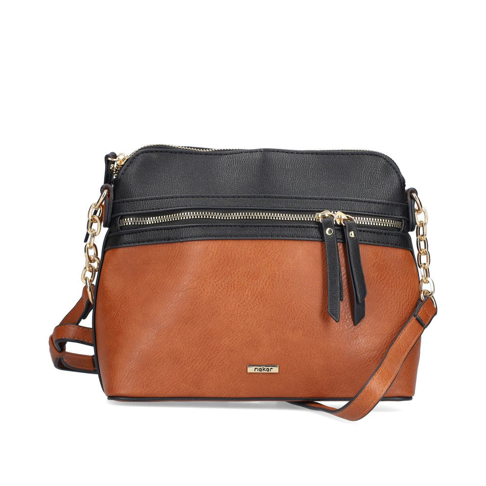 Rieker Brown/Black Crossbody Bag H1652-22