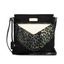 Load image into Gallery viewer, Rieker Black Leopard Print Crossbody Bag Q0714-01
