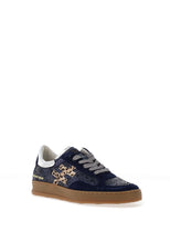 Load image into Gallery viewer, Another Trend Blue Metallic Trainers A0348727
