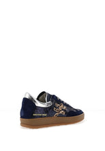 Load image into Gallery viewer, Another Trend Blue Metallic Trainers A0348727
