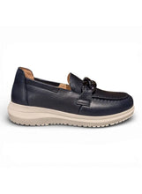 Load image into Gallery viewer, G Comfort Navy Slip-On Navy Loafers 26295LN
