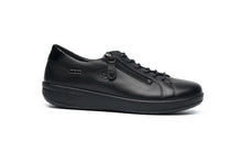 Load image into Gallery viewer, G-Comfort Black Leather Laced Shoes P-6501S
