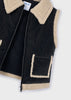 Mayoral Girl’s Contrast Sheepskin Gillet 4313