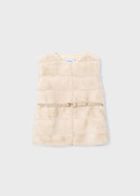 Load image into Gallery viewer, Mayoral Girls Faux Fur Gilet 4328
