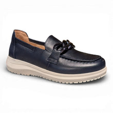 Load image into Gallery viewer, G Comfort Navy Slip-On Navy Loafers 26295LN

