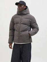 Load image into Gallery viewer, Jack and Jones Grey Puffer Jacket 12283517
