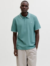 Load image into Gallery viewer, Jack&amp;Jones Mineral Blue/Play Polo Shirt 122668130
