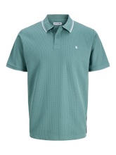 Load image into Gallery viewer, Jack&amp;Jones Mineral Blue/Play Polo Shirt 122668130
