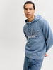 Jack and Jones Blue Mirage Hoodie 12279649