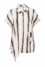 Load image into Gallery viewer, Naya Striped Shirt with angled hemline NAS25274
