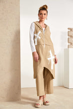 Load image into Gallery viewer, Naya Jersey Round Neck Top With Mesh Sleeves NAS25106
