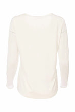 Load image into Gallery viewer, Naya Cream Mesh Sleeve Top NPA26106
