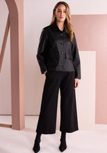 Load image into Gallery viewer, Naya Black Wide Leg Trousers NAW26301
