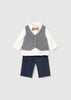 Mayoral Newborn 3-piece Shirt Set 2524