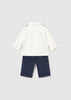 Mayoral Newborn 3-piece Shirt Set 2524