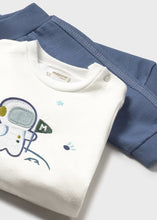 Load image into Gallery viewer, Mayoral Baby Boy&#39;s Three Piece Set 2640 Colour- Cream/Blue
