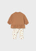 Mayoral Baby Girl's Four Piece Set 2710 // Brown and Cream