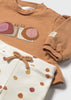 Mayoral Baby Girl's Four Piece Set 2710 // Brown and Cream