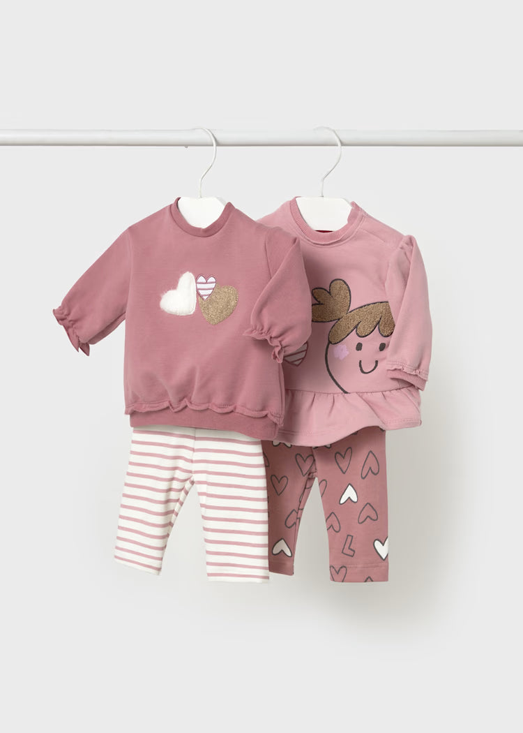 Mayoral Baby Girl's Four Piece Set 2710 Colour- Pink