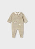 Mayoral Boys Green Striped Babygro 2766