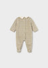 Mayoral Boys Green Striped Babygro 2766