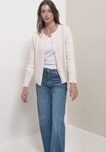 Load and play video in Gallery viewer, Cecil Light Beige Ribbed Cardigan 254056
