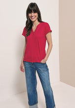 Load and play video in Gallery viewer, Cecil Split Neck Shirt 325050
