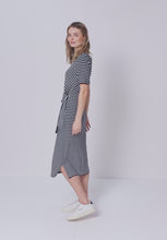 Load and play video in Gallery viewer, Street one striped dress 144801.
