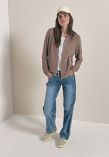 Load and play video in Gallery viewer, Cecil Taupe Zipped Jacket 324034
