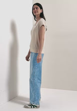 Load and play video in Gallery viewer, Cecil V Neck Beige Top 325027
