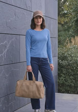 Load and play video in Gallery viewer, Cecil Blue Long Sleeved Top 18110
